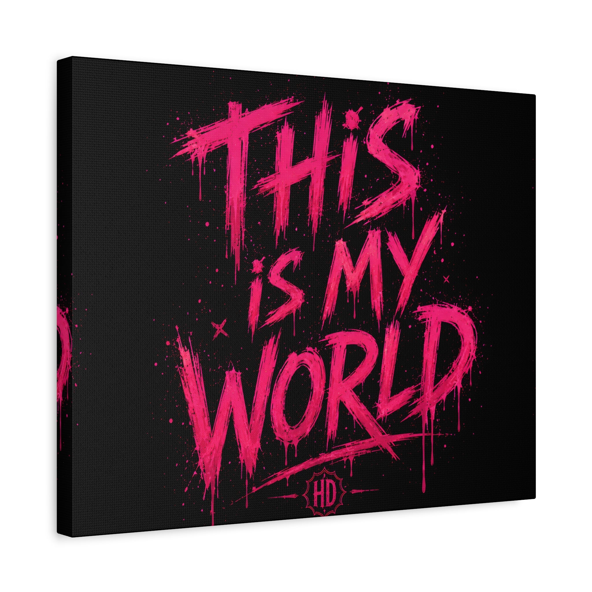 Harley Doo This Is My World Matte Canvas