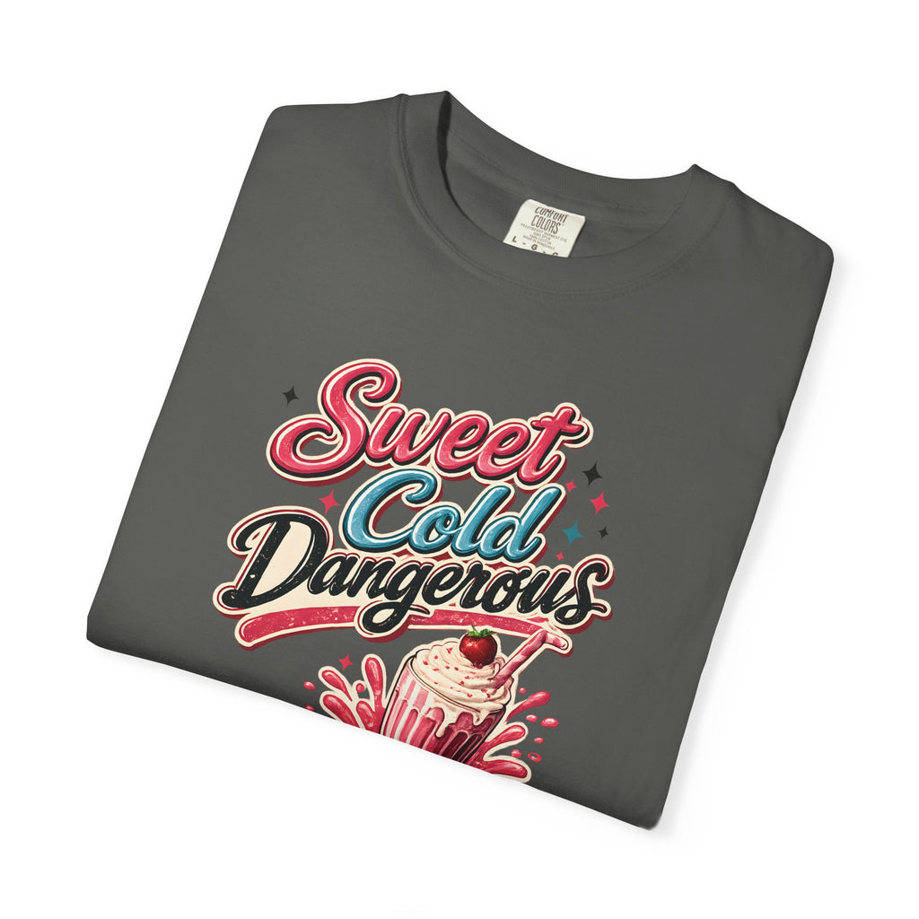 Harley Doo Sweet Cold Dangerous milkshake T-shirt | retro diner soda graphic