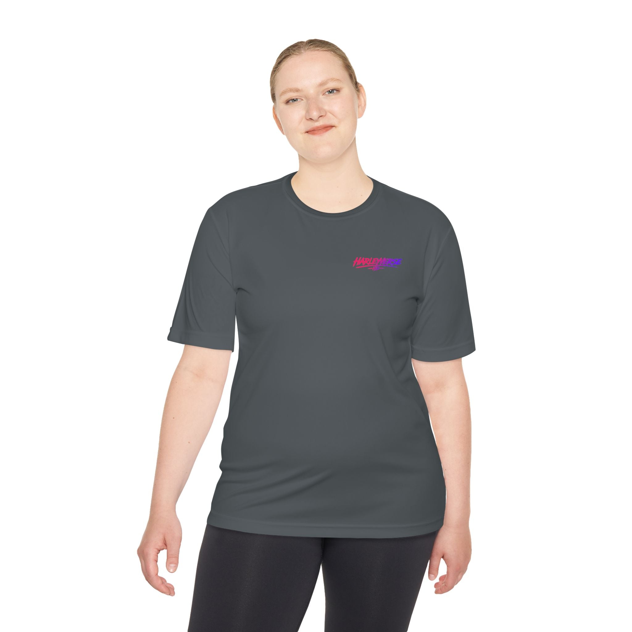 Retro Neon Harleyverse  'Hype Crew' Logo Tee | Moisture Wicking Shirt