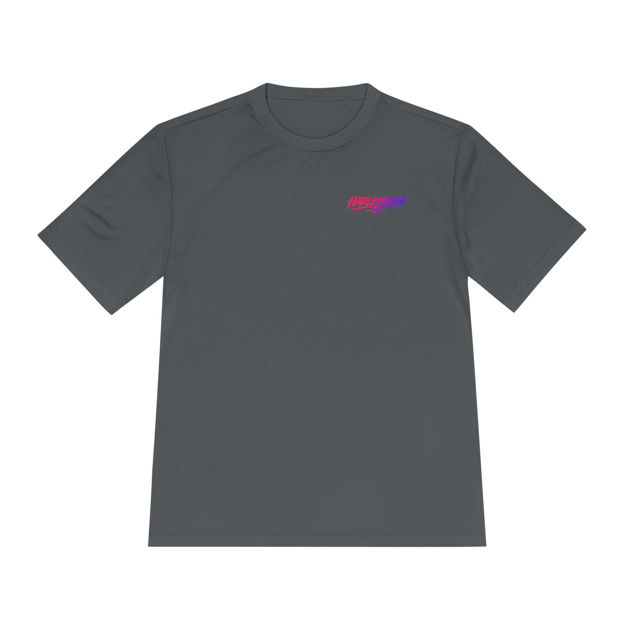 Retro Neon Harleyverse  'Hype Crew' Logo Tee | Moisture Wicking Shirt