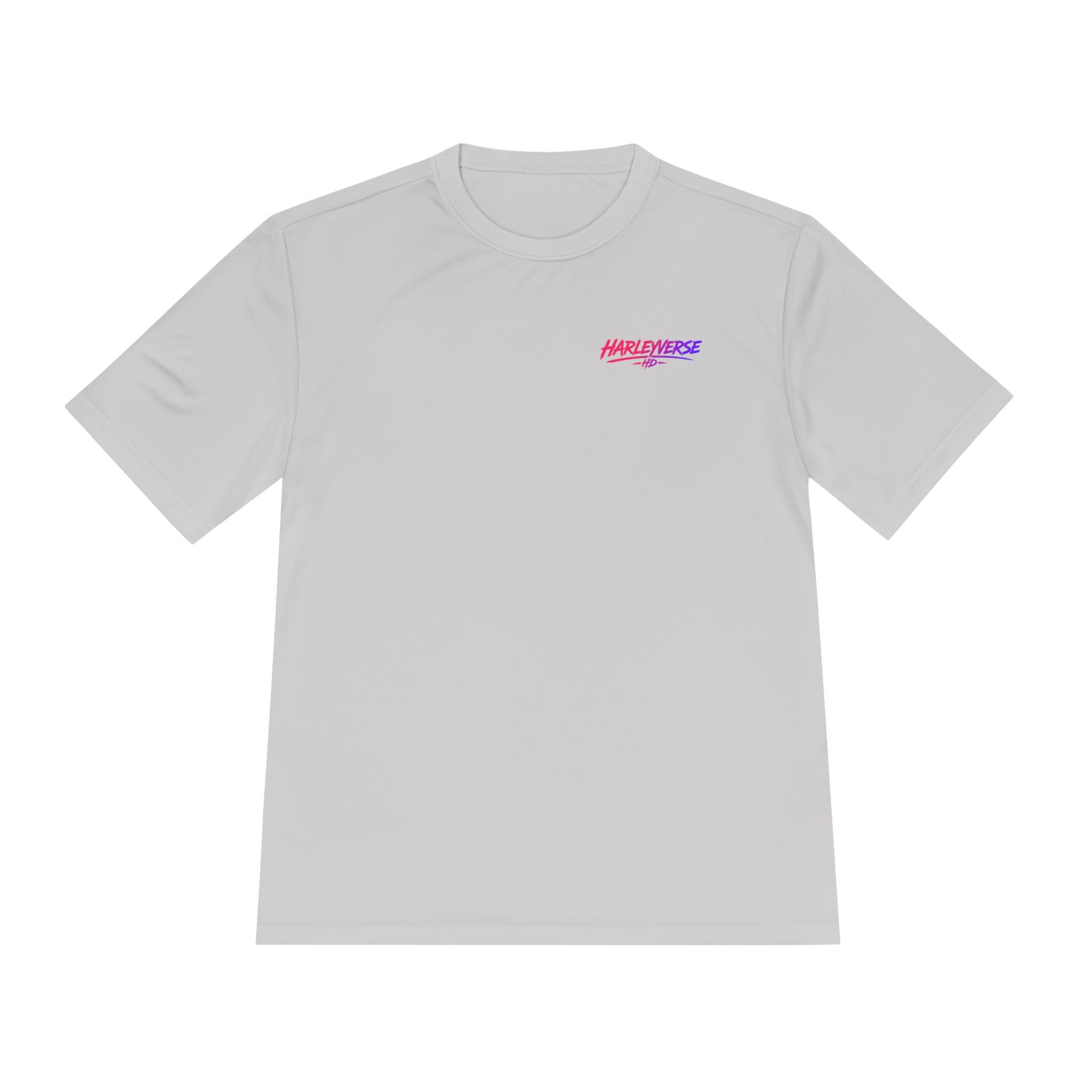 Retro Neon Harleyverse  'Hype Crew' Logo Tee | Moisture Wicking Shirt