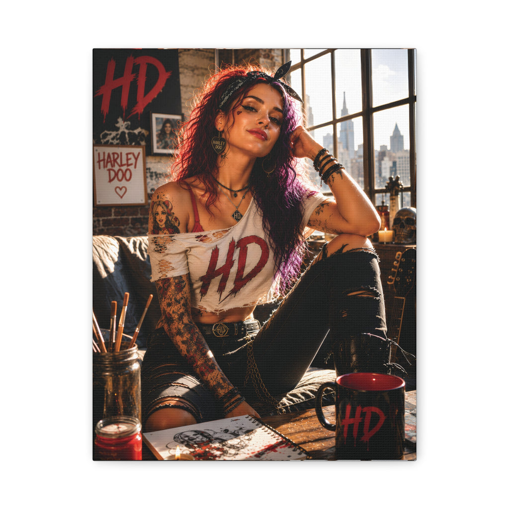 Harley Doo 11x14 Matte Canvas