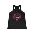 Cute Inside Racerback Tank Top — Women's Flowy Valentine Graphic