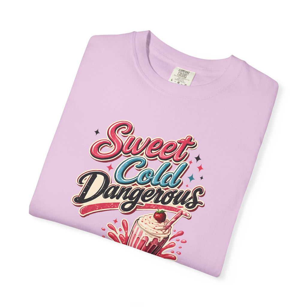 Harley Doo Sweet Cold Dangerous milkshake T-shirt | retro diner soda graphic