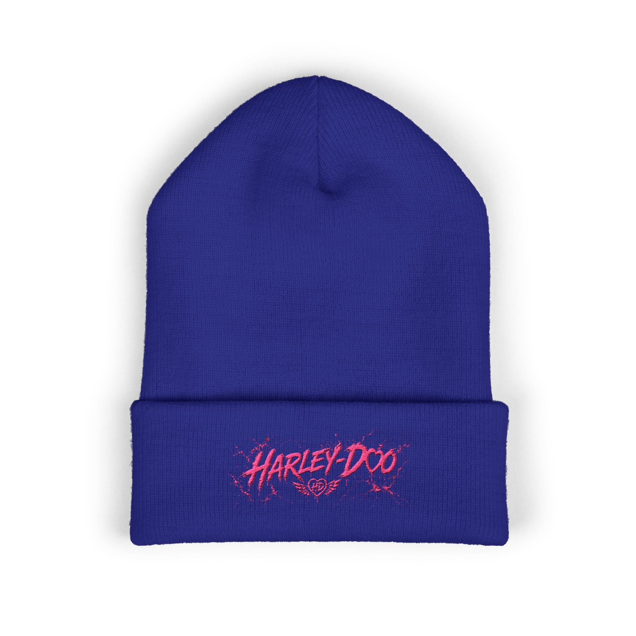 Harley-Doo Logo Embroidered Beanie | Cuffed Knit Hat