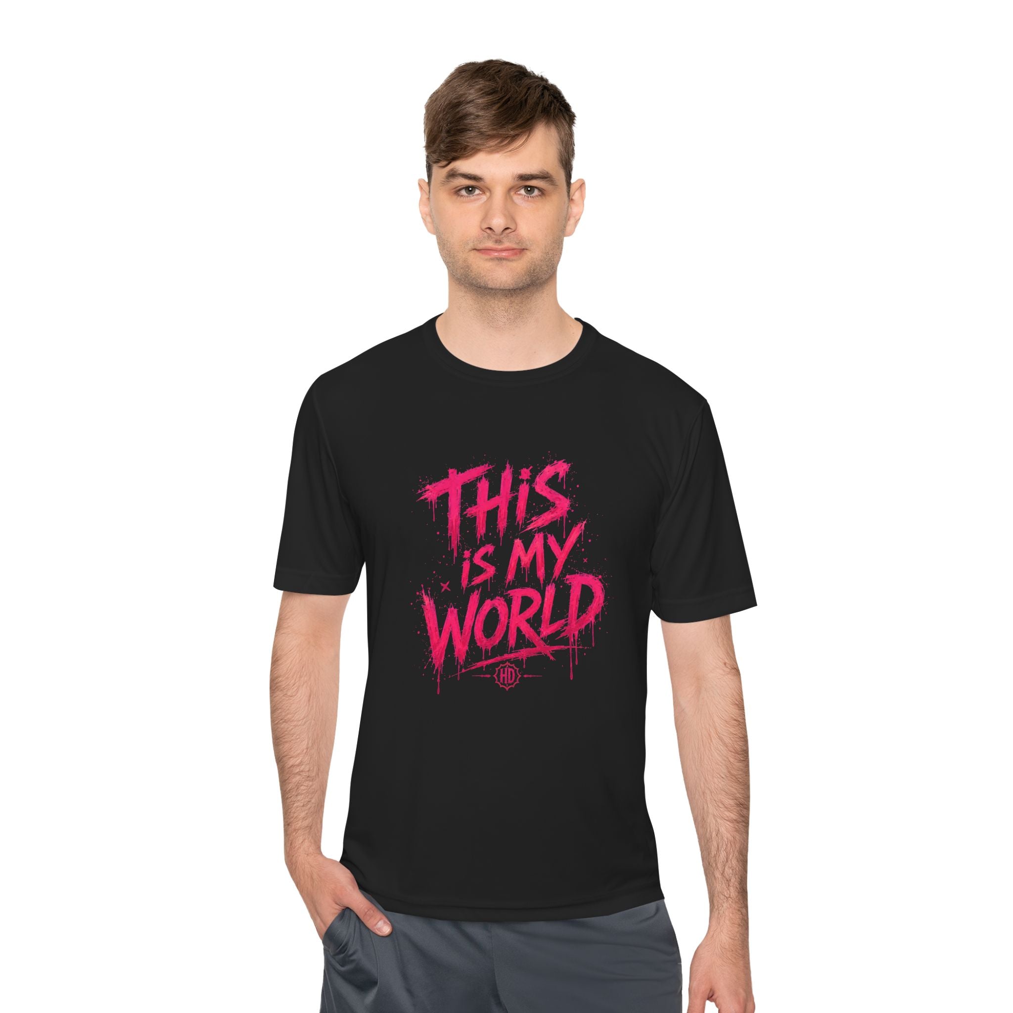 This Is My World / I Write The Rules Tee | Graffiti Quote Shirt