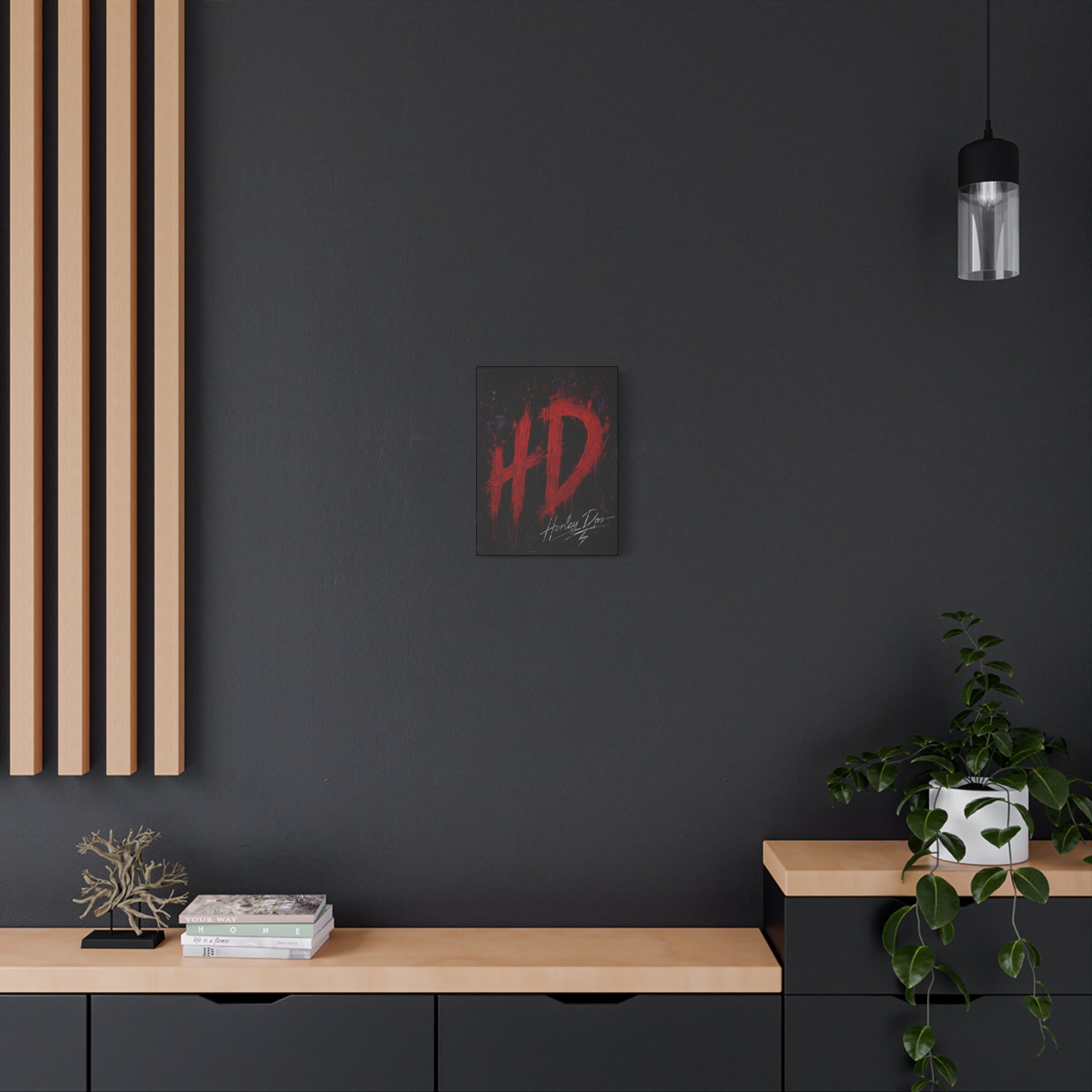 Harley Doo HD Painted Graffiti Matte Canvas