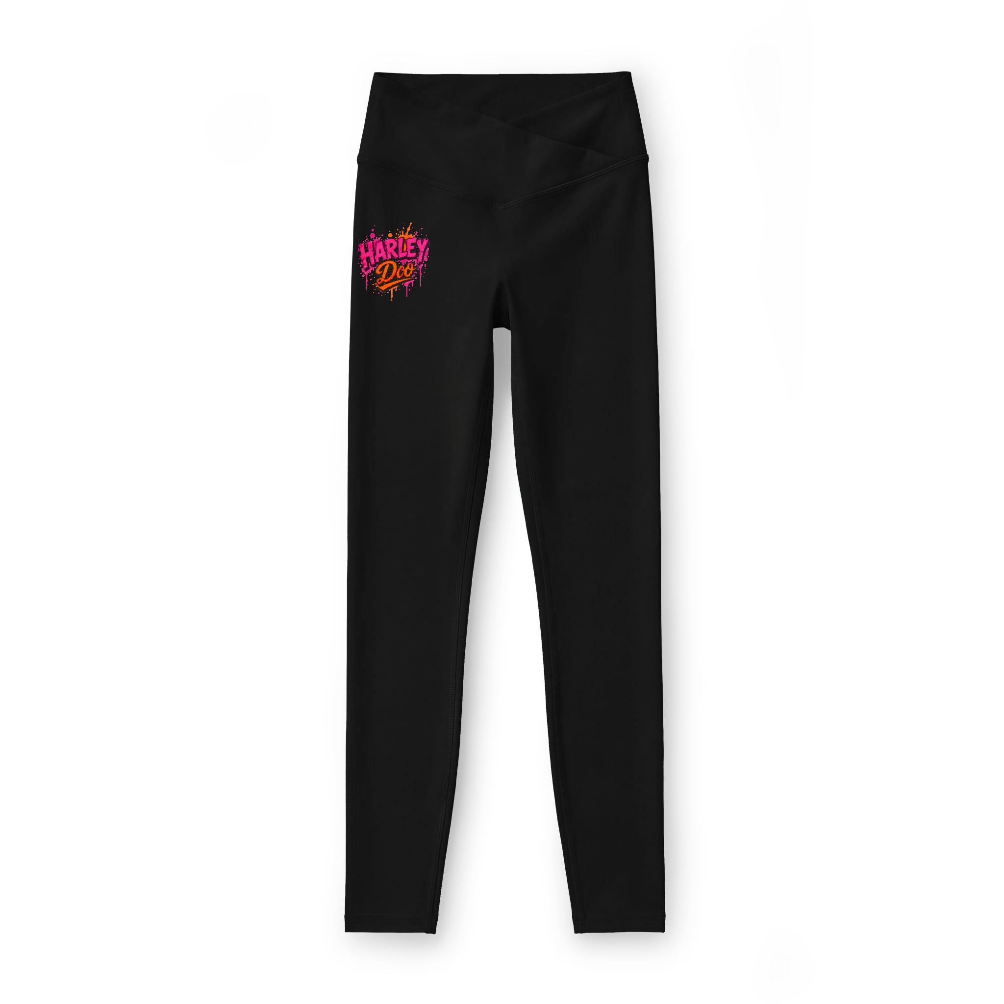 Harley Doo Flame graphic Leggings | High-Waist Yoga Leggings