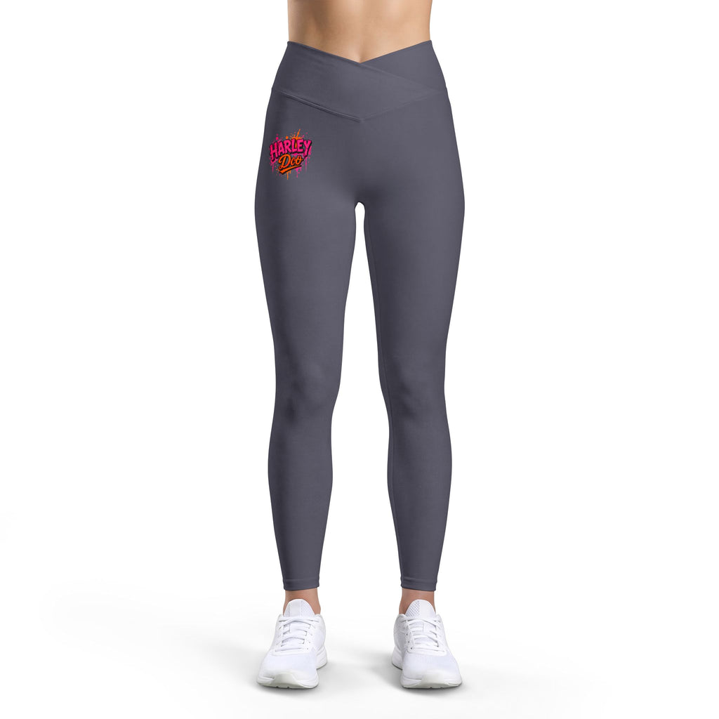 Harley Doo Flame graphic Leggings | High-Waist Yoga Leggings