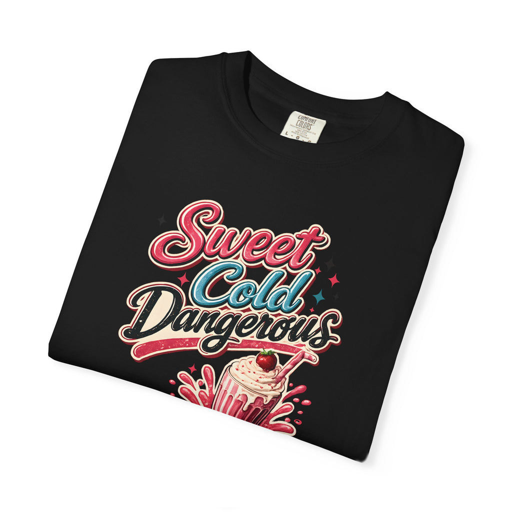 Harley Doo Sweet Cold Dangerous milkshake T-shirt | retro diner soda graphic