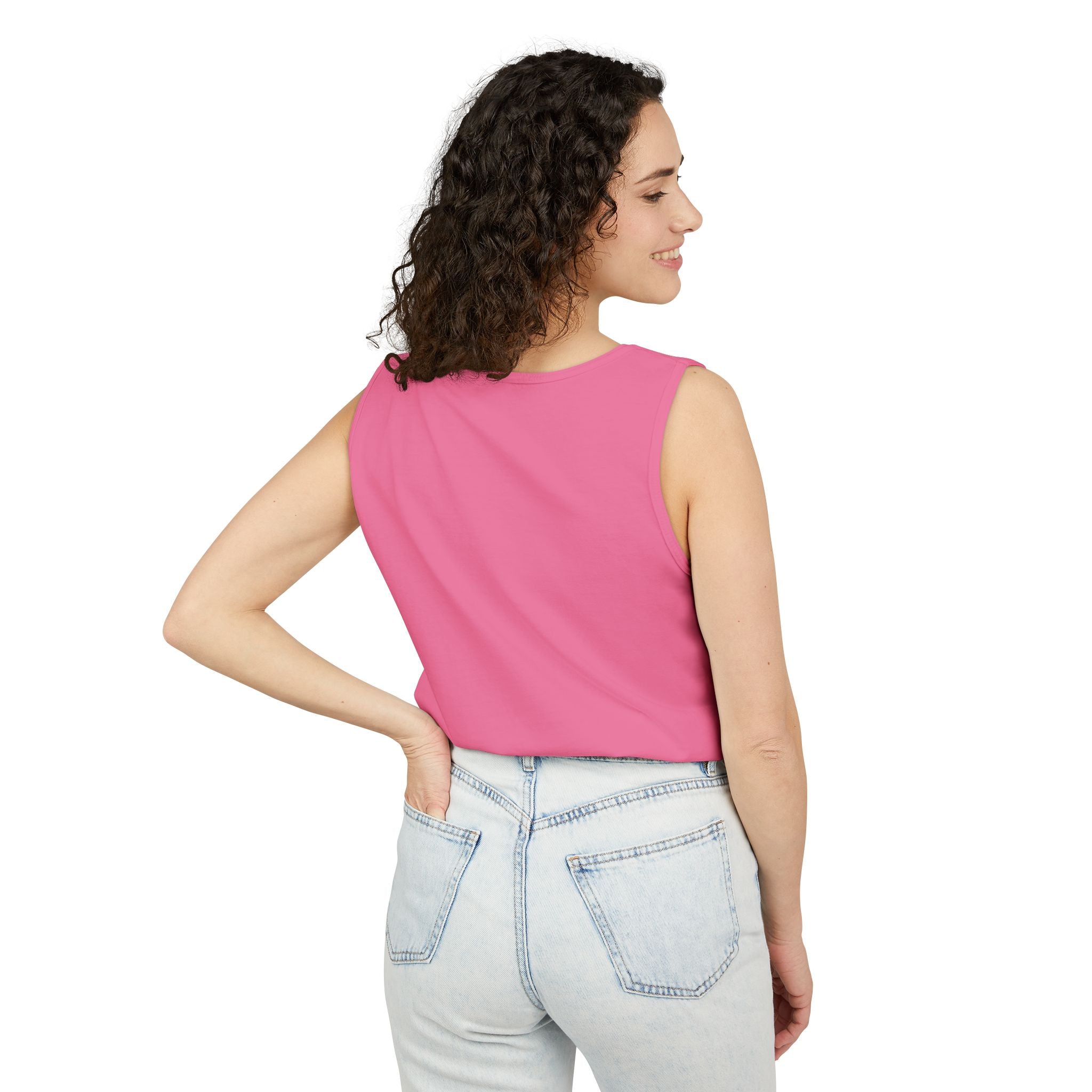 Normal Is Boring Tank Top — Bold Pink Graphic Sleeveless Tee