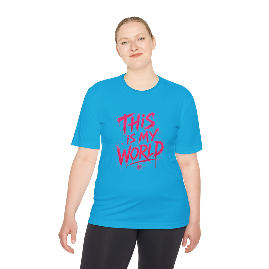 This Is My World / I Write The Rules Tee | Graffiti Quote Shirt