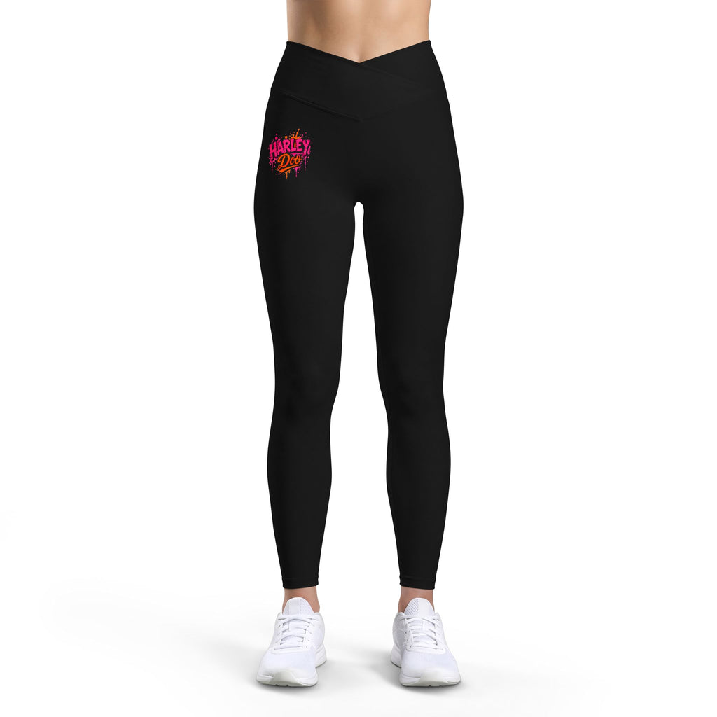 Harley Doo Flame graphic Leggings | High-Waist Yoga Leggings