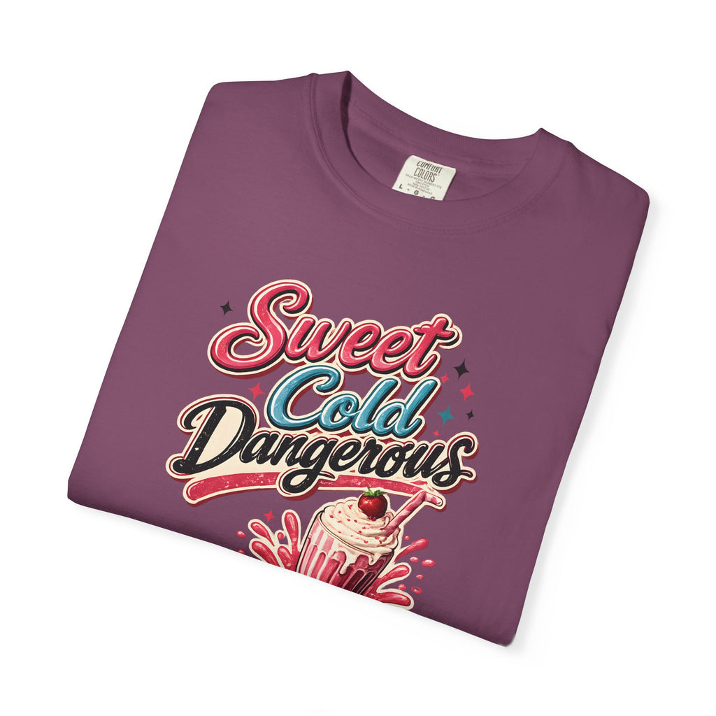 Harley Doo Sweet Cold Dangerous milkshake T-shirt | retro diner soda graphic