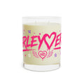 Harleyverse Candle | 11oz Glass Scented Candle, Pink Graffiti Hearts