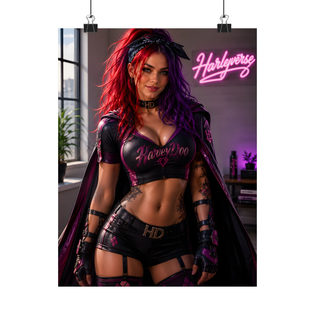 Harley Doo Matte Poster | Harleyverse Vertical Wall Art