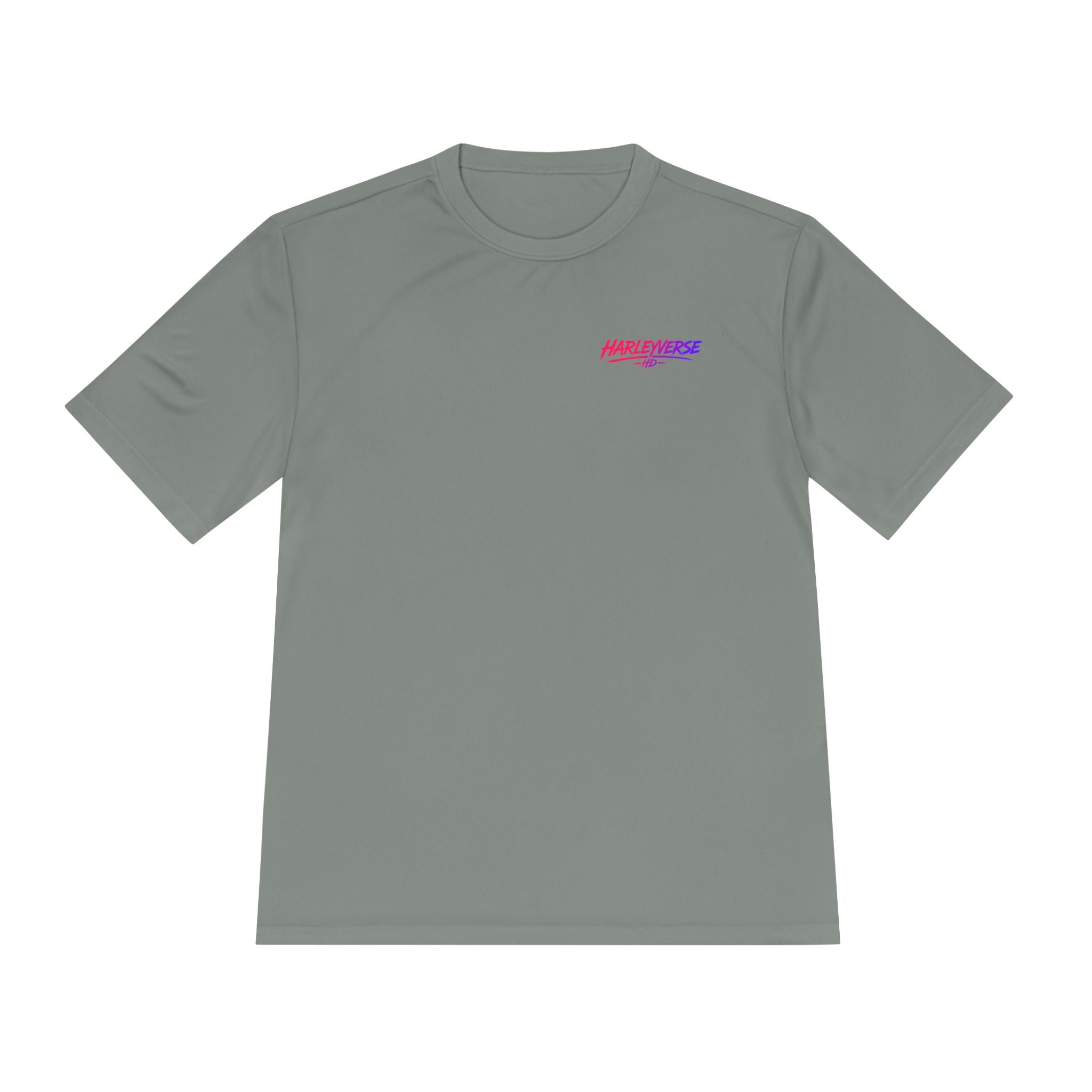 Retro Neon Harleyverse  'Hype Crew' Logo Tee | Moisture Wicking Shirt