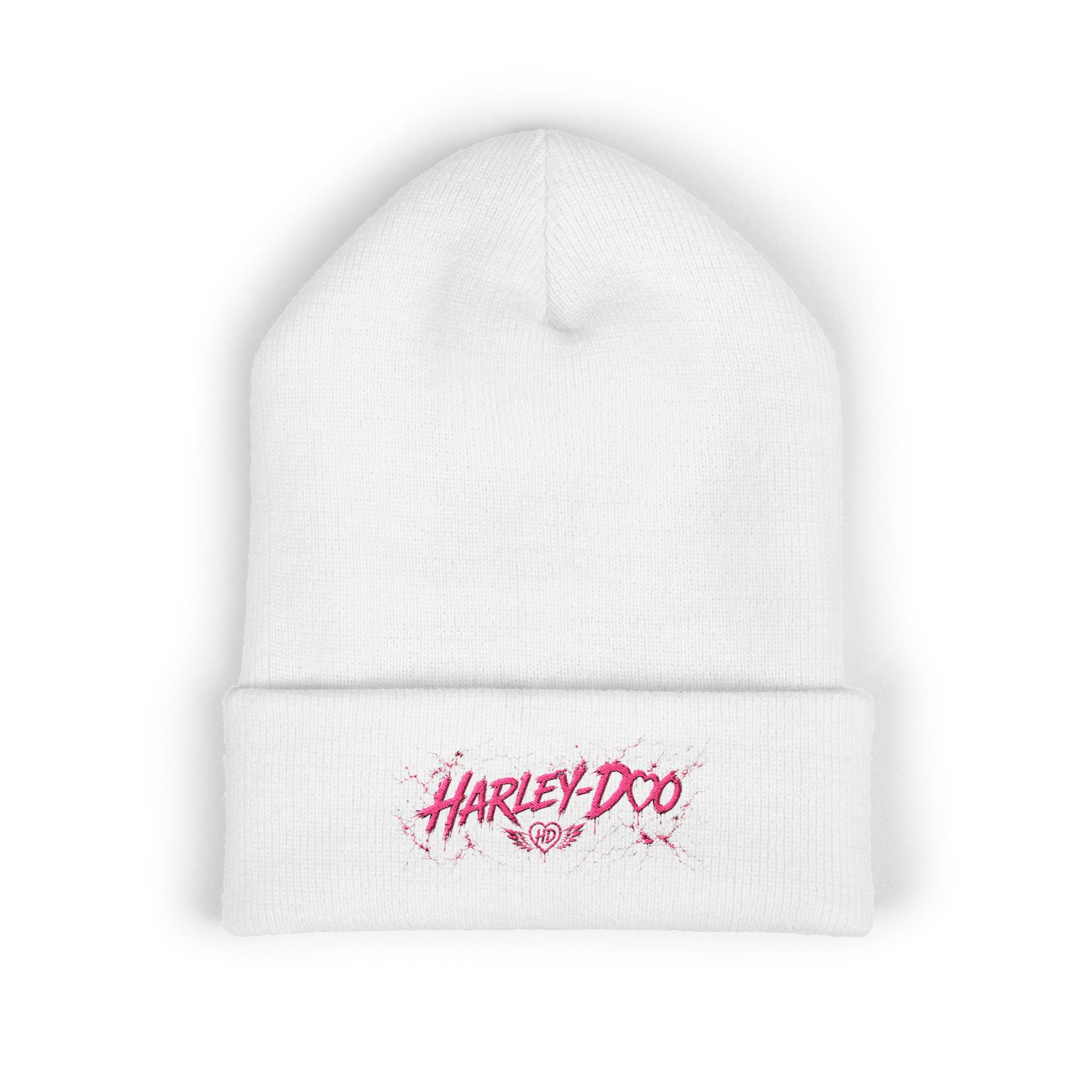 Harley-Doo Logo Embroidered Beanie | Cuffed Knit Hat