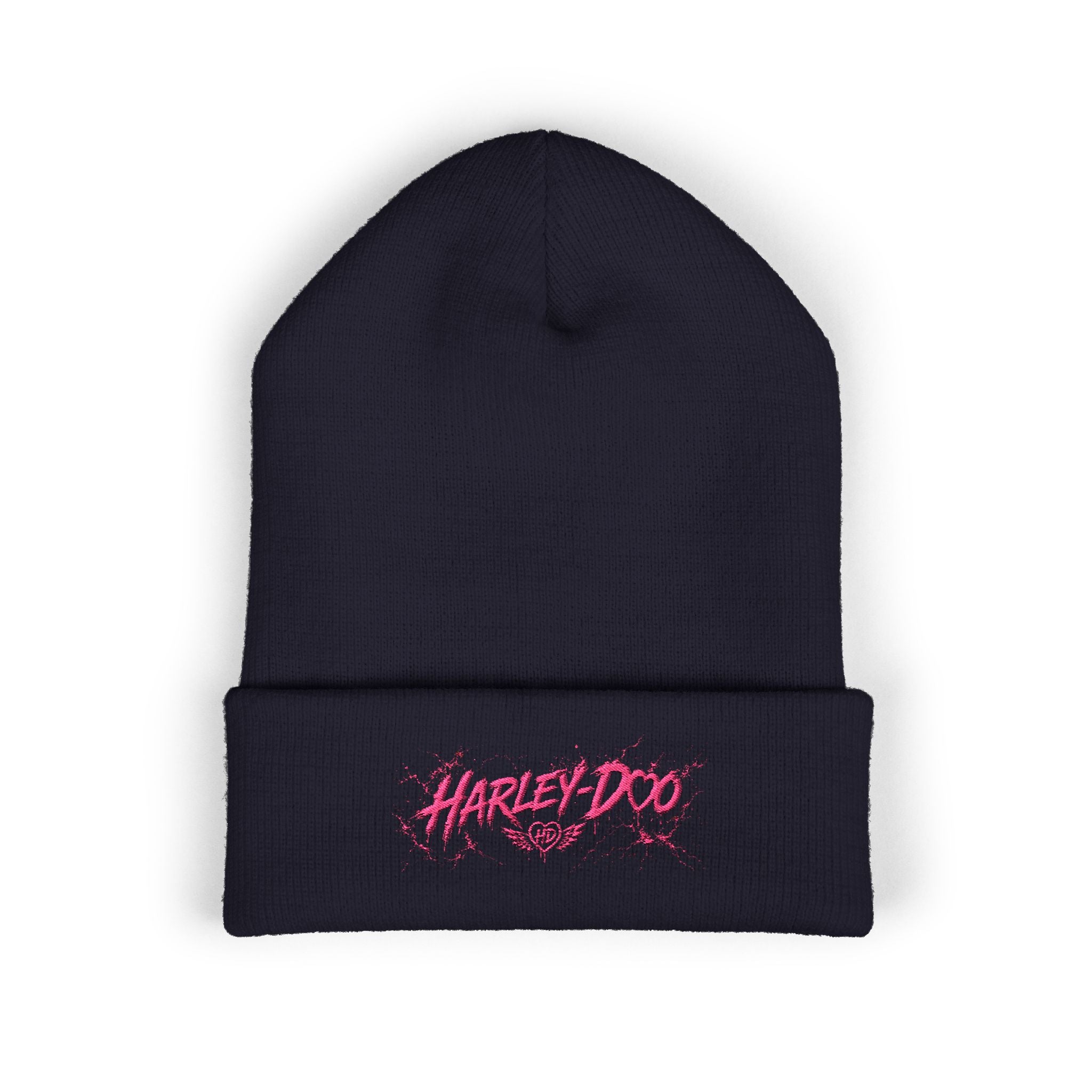 Harley-Doo Logo Embroidered Beanie | Cuffed Knit Hat