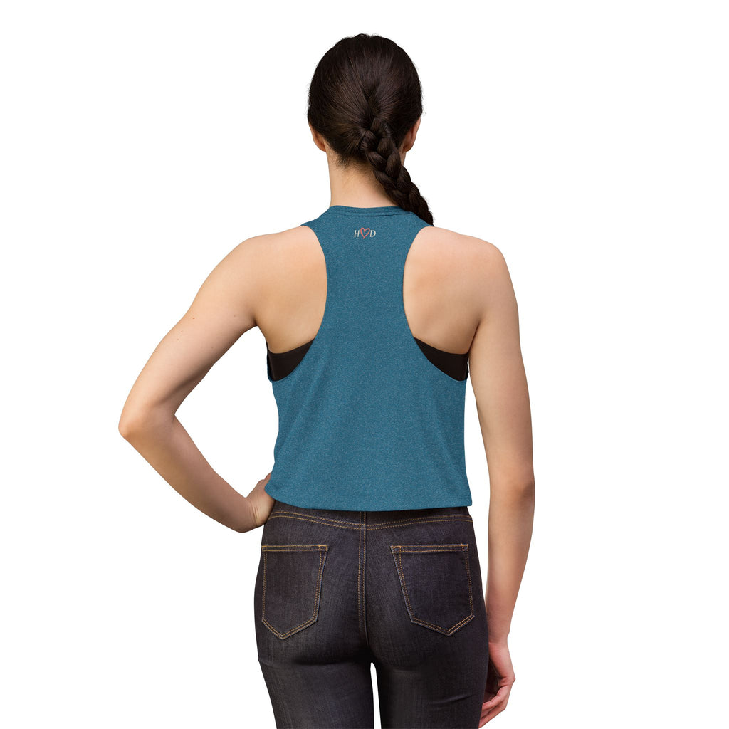 Harley Doo Saltwater Fixes Everything crop top | Beachy Seashell Starfish Design