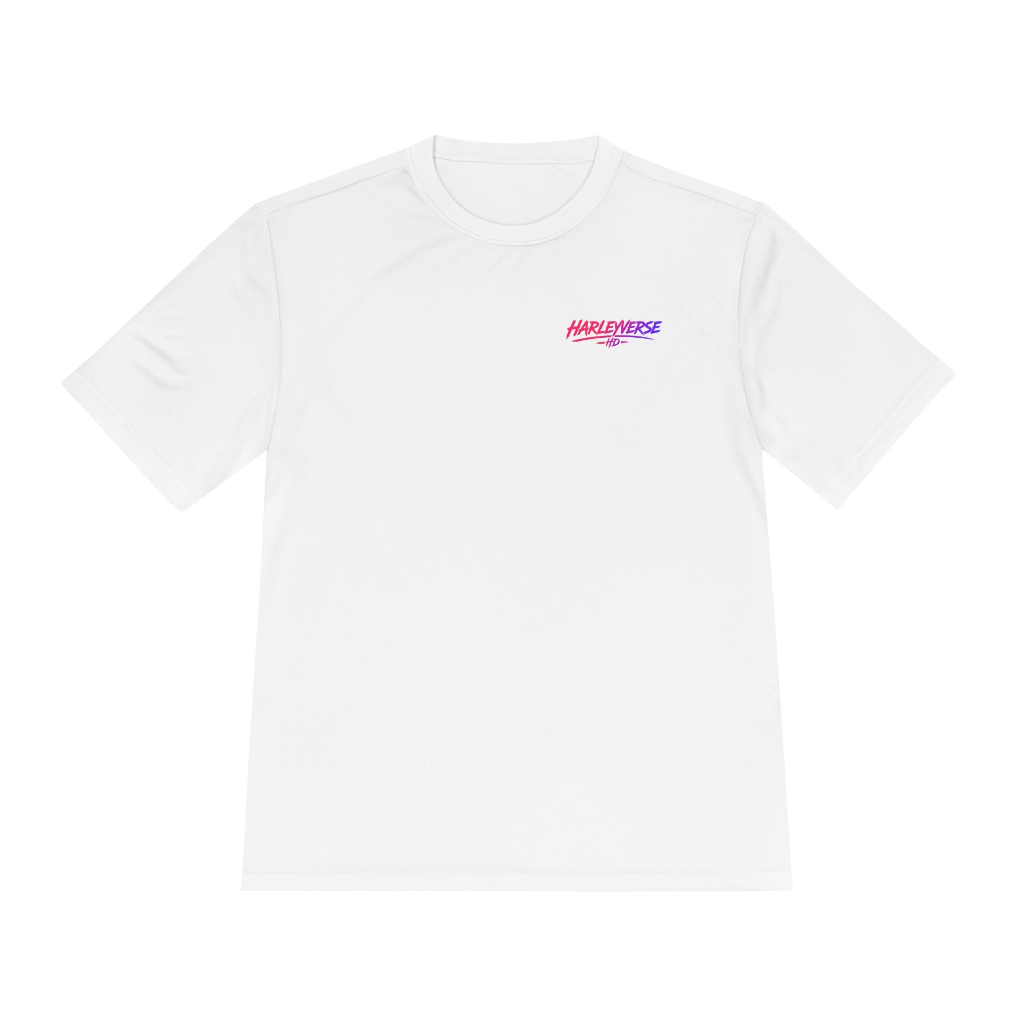 Retro Neon Harleyverse  'Hype Crew' Logo Tee | Moisture Wicking Shirt