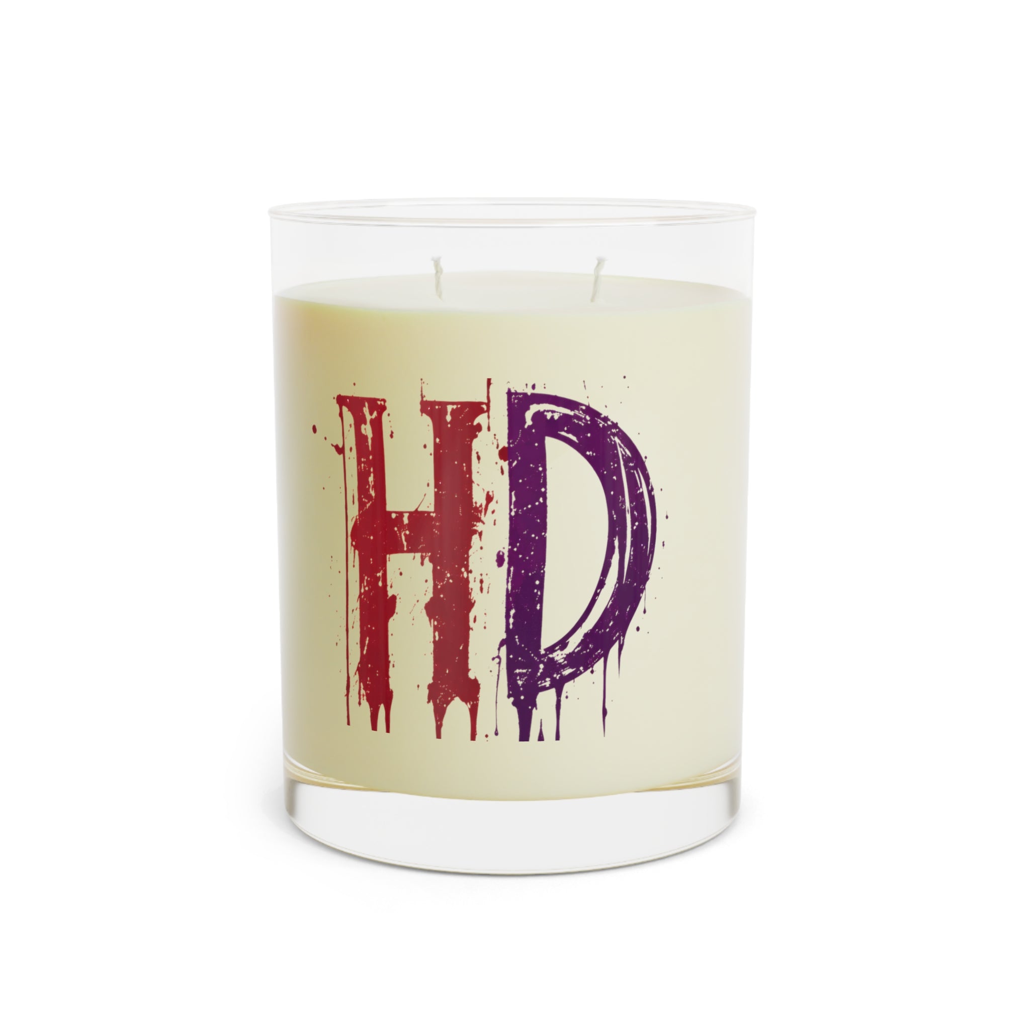 Grunge Harley Doo Initials Candle | 11 oz Glass Scented Candle