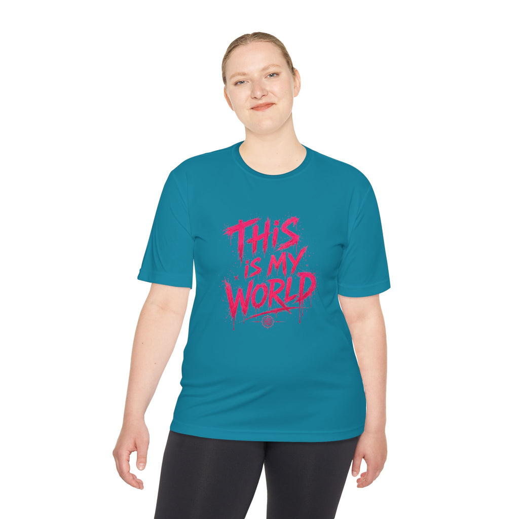 This Is My World / I Write The Rules Tee | Graffiti Quote Shirt