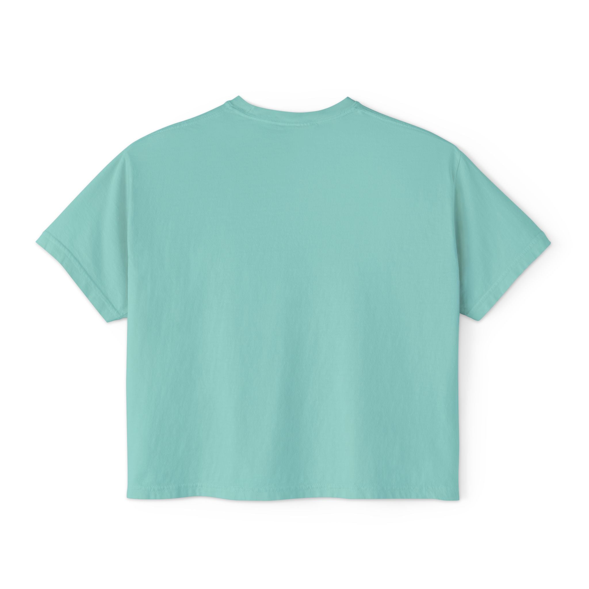 Cute I Know Women's Boxy Tee — Graphic Heart Casual Crop Top