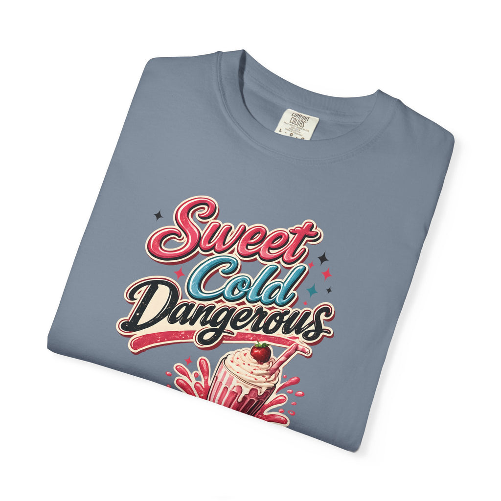 Harley Doo Sweet Cold Dangerous milkshake T-shirt | retro diner soda graphic