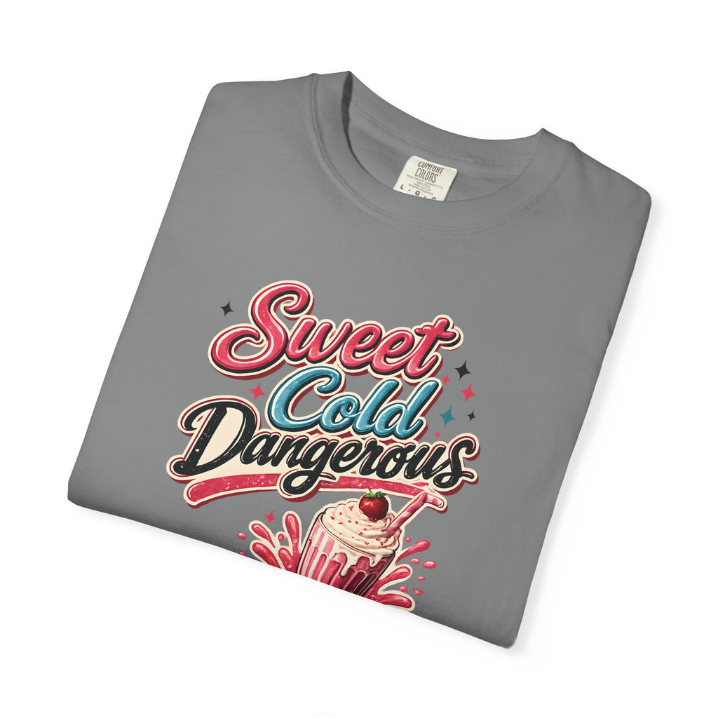 Harley Doo Sweet Cold Dangerous milkshake T-shirt | retro diner soda graphic