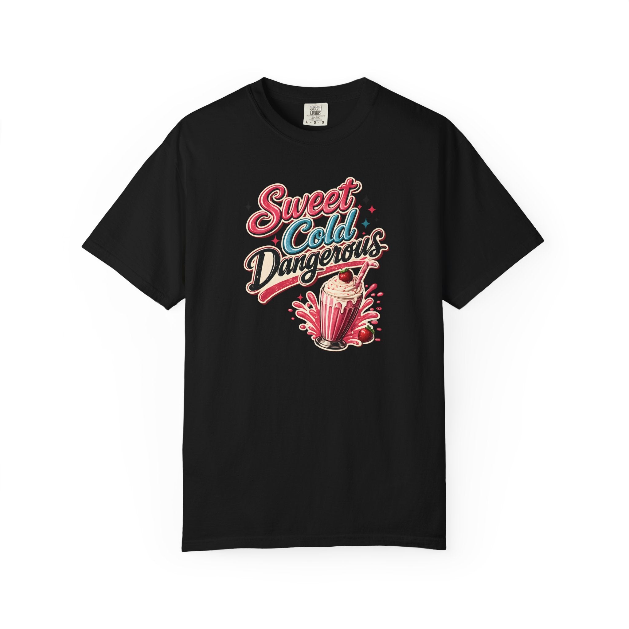 Harley Doo Sweet Cold Dangerous milkshake T-shirt | retro diner soda graphic