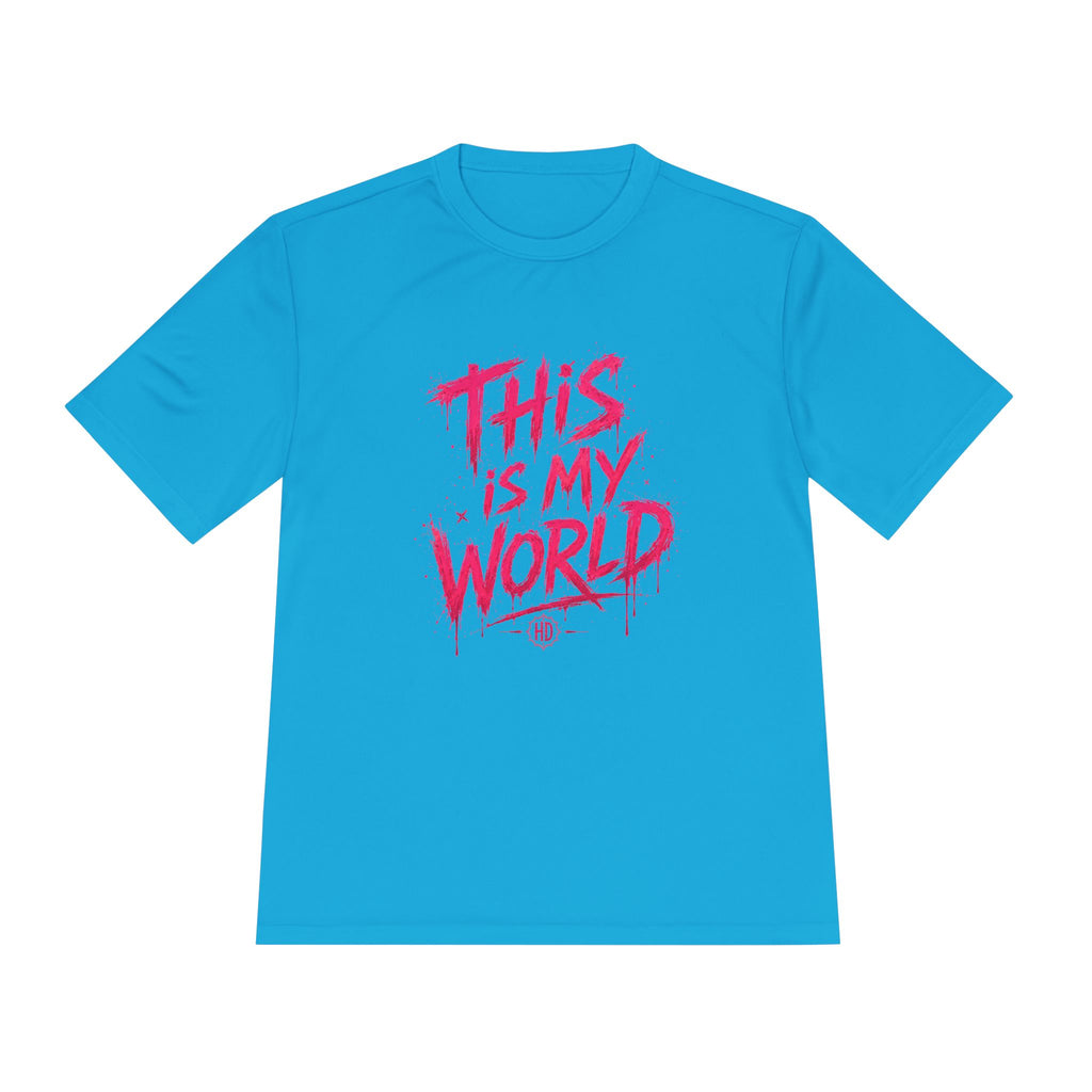This Is My World / I Write The Rules Tee | Graffiti Quote Shirt