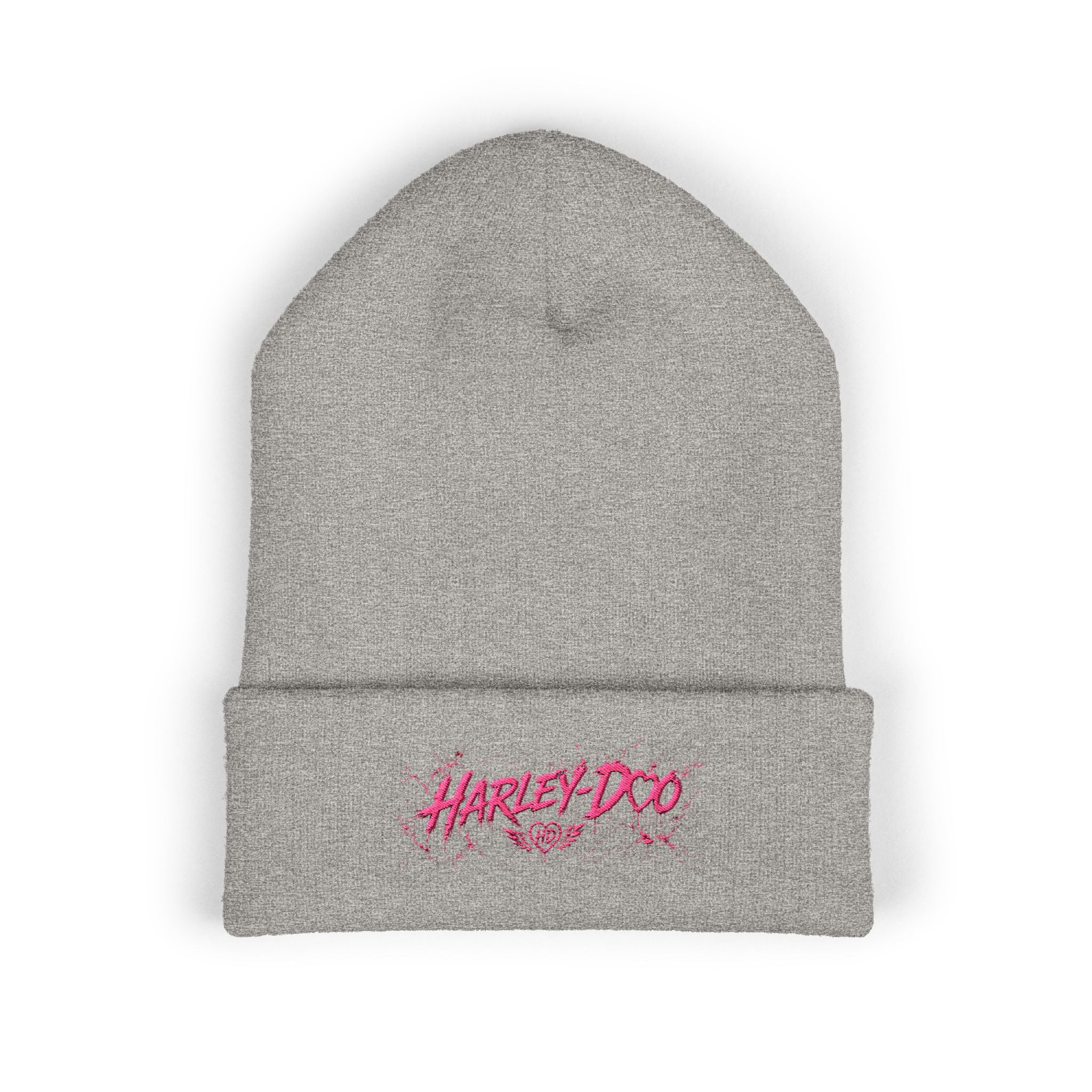 Harley-Doo Logo Embroidered Beanie | Cuffed Knit Hat