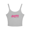 Harley Doo Grunge Logo Tank Top | Crop Spaghetti Strap