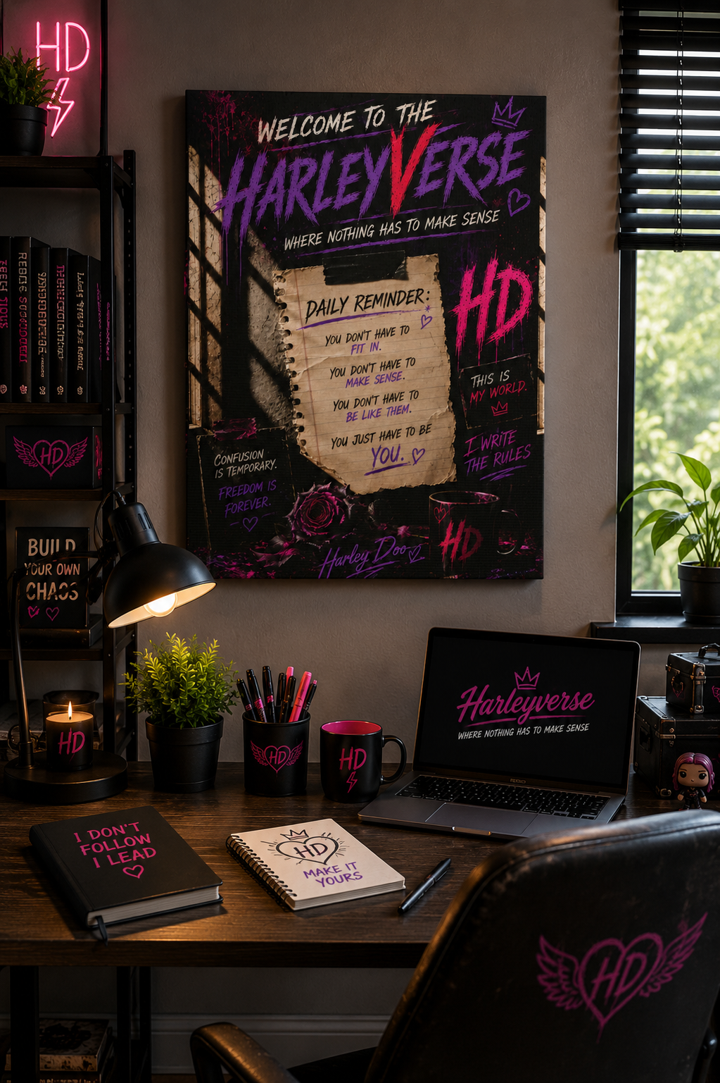 HarleyVerse 11 x14 Art Print Canvas | Matte Stretched Canvas