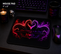 Dragon Heart Design Mouse Pad | Leave Ordinary in the Dark