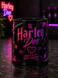 Harley Doo logo mug | Black ceramic mug