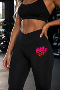 Harley Doo Flame graphic Leggings | High-Waist Yoga Leggings
