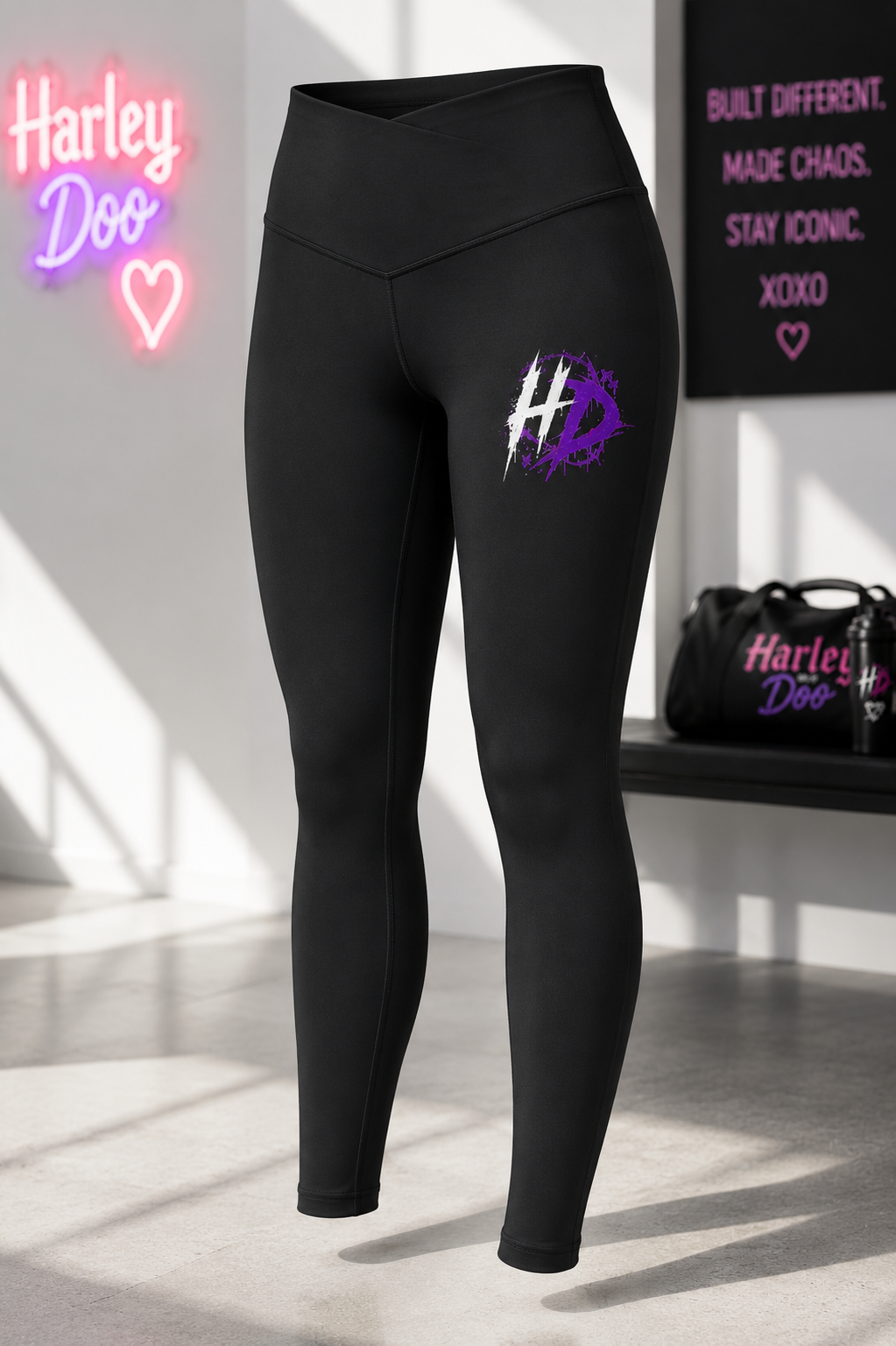 Harley Doo HD Leggings - High-Waist Yoga Leggings