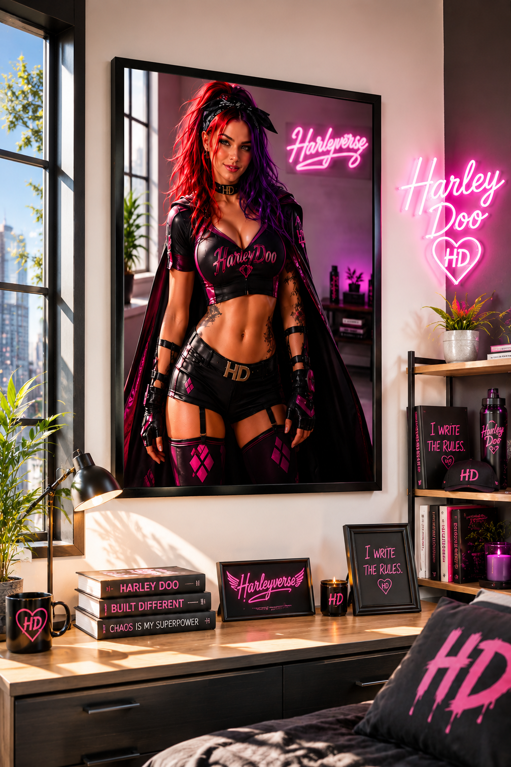 Harley Doo Matte Poster | Harleyverse Vertical Wall Art 10x13