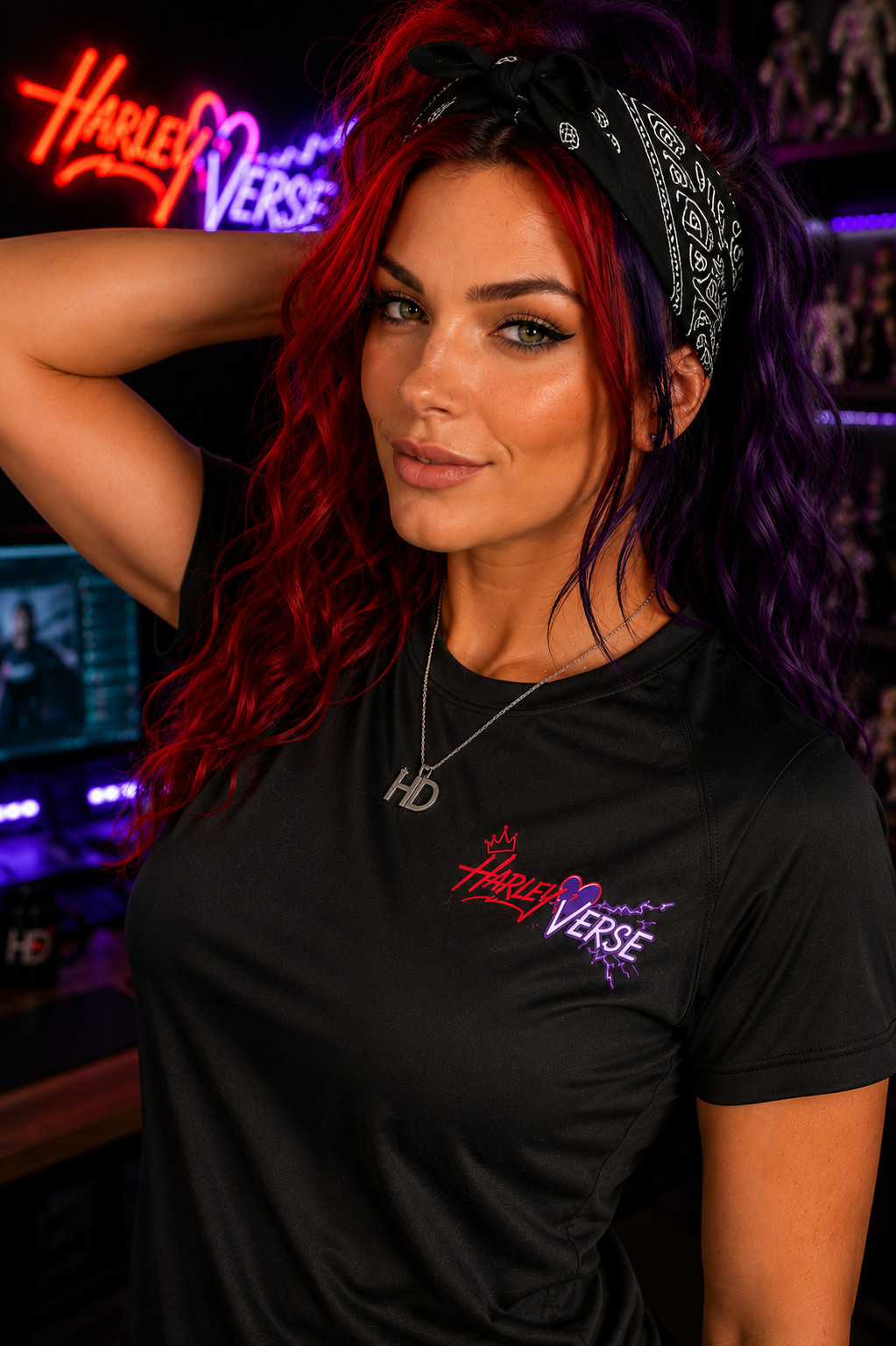 Harleyverse Tee | Small Chest Graphic, Athletic Shirt